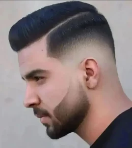 Taper Fade with Side Part, Taper Fade with Side Part haircut for men
