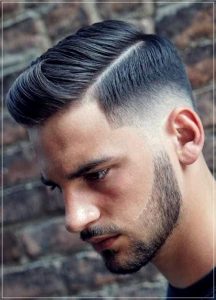 Side-Parted Fade, Side-Parted Fade haircut for men